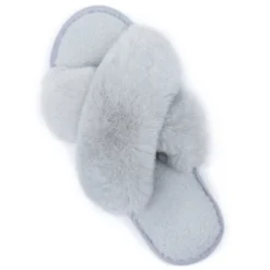 RockDove Women's Adeline Cross-Band Faux Fur Slide Slipper 21 RockDove Women's Adeline Cross-Band Faux Fur Slide Slipper -Noble Heels GUEST 71c49a05 3f49 4d9e 805b 89ef407d84de