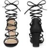 Perphy Strappy Strap Lace Up Chunky Heel Sandals For Women -Noble Heels GUEST 743961ac 89f2 4945 9bf1 4aaae7b026eb