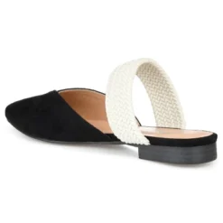 Journee Collection Womens Roxeene Slip On Pointed Toe Mules Flats -Noble Heels GUEST 7629a607 07dd 4b2e 9f91 706b7bc814df