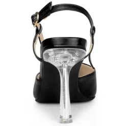 Allegra K Women's Slingback Heel Pointy Toe Buckle Stiletto Heels Mules -Noble Heels GUEST 764c19e1 5e8a 47fe bfae d652c3ae5739