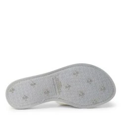 Dearfoams Women's Beatrice Microfiber Velour Slide Slippers -Noble Heels GUEST 774b4e98 20ff 4043 8496 ea3cc0d32109