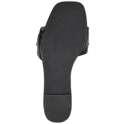 Journee Collection Womens Leonie Slide Flat Sandals 6 Journee Collection Womens Leonie Slide Flat Sandals - Image 4