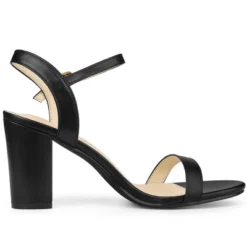 Allegra K Women's Slingback Chunky High Heels Sandals -Noble Heels GUEST 79b9d5cb 0b26 4394 bc16 6826e3f7a5c6