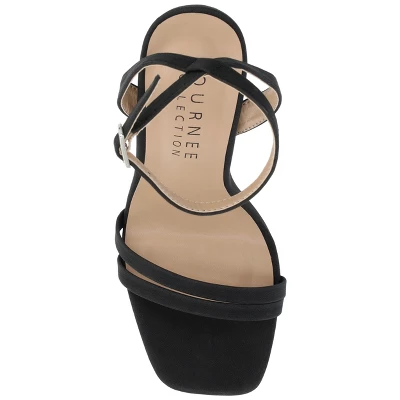 Journee Collection Womens Yevva Ankle Strap Stiletto Open Toe Pumps 5 Journee Collection Womens Yevva Ankle Strap Stiletto Open Toe Pumps - Image 3