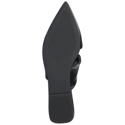 Journee Collection Womens Enniss Open Side Pointed Toe Mule Flats 6 Journee Collection Womens Enniss Open Side Pointed Toe Mule Flats - Image 4