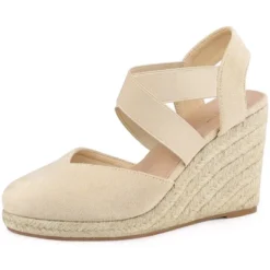 Perphy Platform Closed Toe Espadrille Wedge Heel Sandals For Women -Noble Heels GUEST 7cab7000 9bee 4807 94eb 019e4e334737