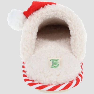 The Grinch Women's Holiday Scuff Slippers - Ivory 7 The Grinch Women's Holiday Scuff Slippers - Ivory - Image 5