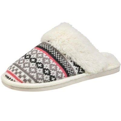 French Connection Women's Fairisle Scuff Slippers - Winter House Shoes For Women 8 French Connection Women's Fairisle Scuff Slippers - Winter House Shoes For Women - Image 6