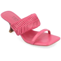 Journee Collection Womens Monyka Tru Comfort Foam Woven Slip On Pump -Noble Heels GUEST 7e7e23b1 b9a0 4495 af0c 253cc585ff43