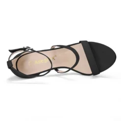 Allegra K Women's Open Toe Triple Straps Stiletto High Heel Sandals -Noble Heels GUEST 7eb50dc9 e2a2 4612 933c a5005c080e6d