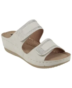 GC Shoes Rea Velcro Double Band Embellished Comfort Slide Wedge Sandals 16 GC Shoes Rea Velcro Double Band Embellished Comfort Slide Wedge Sandals -Noble Heels GUEST 7eb8fd54 2245 4db9 b499 42833443fef5