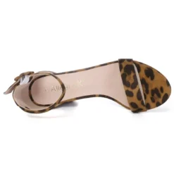 Allegra K Women's Floral Ankle Strap Block Heel Sandals -Noble Heels GUEST 7fa88f3a 0aeb 4610 b0b8 150d42bdcc1a