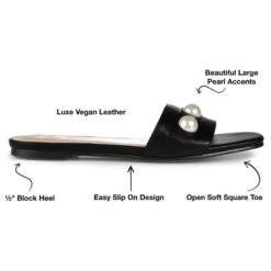 Journee Collection Womens Leonie Slide Flat Sandals 20 Journee Collection Womens Leonie Slide Flat Sandals -Noble Heels GUEST 806d9910 3bc1 4278 ae01 b052045ccece