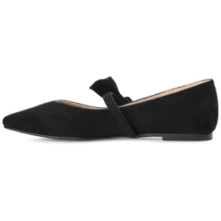 Journee Collection Womens Aizlynn Ballet Pointed Toe Slip On Flats