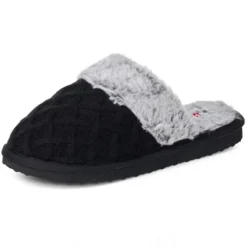 Alpine Swiss Grace Womens Cable Knit Memory Foam Scuff Slippers -Noble Heels GUEST 86ec29f0 2177 425f 8461 5d035264d1fd