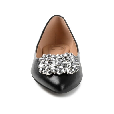 Journee Collection Womens Renzo Slip On Pointed Toe Ballet Flats 7 Journee Collection Womens Renzo Slip On Pointed Toe Ballet Flats - Image 5