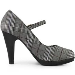 Allegra K Women's Houndstooth Platform Stiletto Heels Pumps -Noble Heels GUEST 88cfc7b9 63ba 4a19 8ac0 6ae51f4542cd