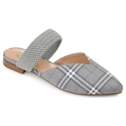 Journee Collection Womens Roxeene Slip On Pointed Toe Mules Flats -Noble Heels GUEST 8a513cd1 4184 49ac 9fe1 45dea3d82c7f