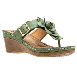 GC Shoes Flora Flower Comfort Slide Wedge Sandals 28 GC Shoes Flora Flower Comfort Slide Wedge Sandals -Noble Heels GUEST 8b8ba865 f5b2 4621 ae30 ecbe18b05d74