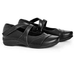 Women's WIDE FIT Brooklyn Comfort Flat - Black | CLOUDWALKERS -Noble Heels GUEST 8bc5c962 83ed 458e 95bf d4b69f8585de