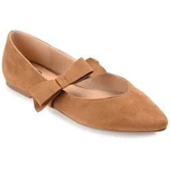 Journee Collection Womens Aizlynn Ballet Pointed Toe Slip On Flats -Noble Heels GUEST 8be313e3 b536 428f a938 693ceefc4758