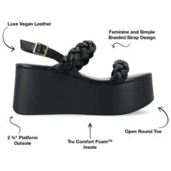 Journee Collection Womens Zannah Tru Comfort Foam Buckle Platform Sandals -Noble Heels GUEST 8ca6de45 90c0 4a94 bd4a 5cdf462c3b26