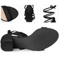 Perphy Women' Sandal Long Lace Up Chunky Mid Heels Open Toe 12 Perphy Women' Sandal Long Lace Up Chunky Mid Heels Open Toe -Noble Heels GUEST 901de60a 8be3 4ed2 9636 5844d1ea844d