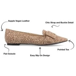 Journee Collection Womens Audrey Slip On Pointed Toe Loafer Flats -Noble Heels GUEST 942378c2 a6de 43b3 b20f 73f2ca8fc924
