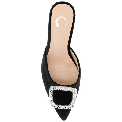 Journee Collection Womens Rishie Slip On Kitten Heel Mule Pump 5 Journee Collection Womens Rishie Slip On Kitten Heel Mule Pump - Image 3