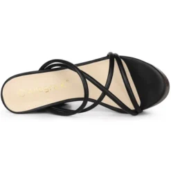 Allegra K Women's Platform Crisscross Strap Chunky Heel Slide Sandals 11 Allegra K Women's Platform Crisscross Strap Chunky Heel Slide Sandals -Noble Heels GUEST 965ffb00 94c6 4ba1 9f42 a2d4ce3ca9f6