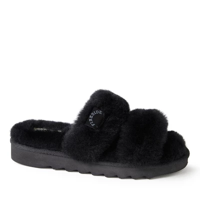 Dearfoams Women's Benalla Genuine Shearling Double Band Slide Slippers 12 Dearfoams Women's Benalla Genuine Shearling Double Band Slide Slippers - Image 10