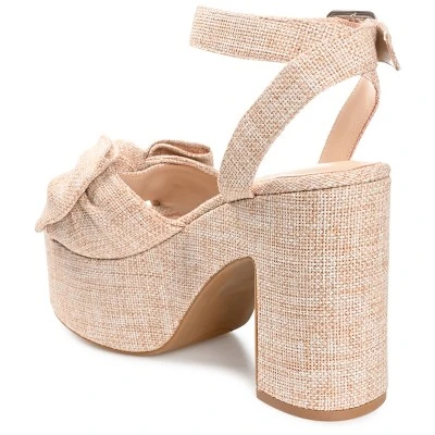 Journee Collection Womens Zenni Tru Comfort Foam Bow Detail Platform Sandals 8 Journee Collection Womens Zenni Tru Comfort Foam Bow Detail Platform Sandals - Image 6