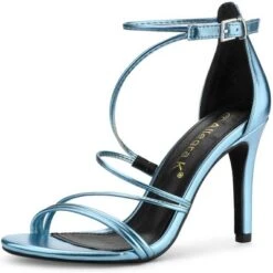 Allegra K Women's Party Strappy Stiletto High Heels Sandals -Noble Heels GUEST 9bee2372 d999 4845 8aac 92aec8b697f3