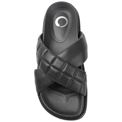 Journee Collection Womens Aveena Slide Flat Sandals 5 Journee Collection Womens Aveena Slide Flat Sandals - Image 3