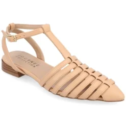 Journee Collection Womens Alivia Ankle Strap Block Heel Pointed Toe Flats -Noble Heels GUEST 9d68c988 0d98 4065 b125 ee5ba0d1e2bb