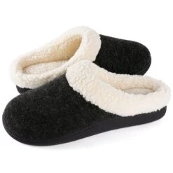 RockDove Women's Claire Faux Shearling Slide Slipper -Noble Heels GUEST 9dab10f9 82f7 4ce6 a6e4 2e917940e260