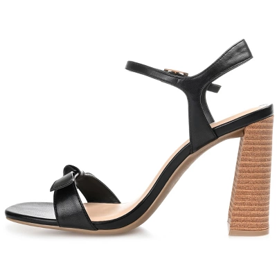 Journee Collection Womens Dianne Tru Comfort Foam Open Square Toe Stacked Heel Sandals 3 Journee Collection Womens Dianne Tru Comfort Foam Open Square Toe Stacked Heel Sandals