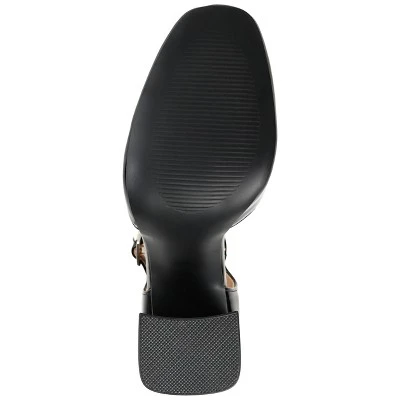 Journee Collection Womens Hesster Mary Jane Mid Block Heel Square Toe Pumps 6 Journee Collection Womens Hesster Mary Jane Mid Block Heel Square Toe Pumps - Image 4