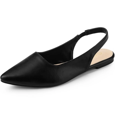 Allegra K Women's Pointed Toe Pumps Slingback Flat Pumps 9 Allegra K Women's Pointed Toe Pumps Slingback Flat Pumps - Image 7