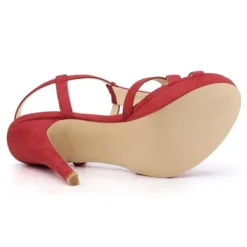 Allegra K Women's T Strap Slingback Platform Stiletto Heel Sandals -Noble Heels GUEST a05b3049 bf71 402d ac22 9dbb4a37fb6d