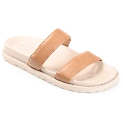 Journee Collection Womens Stellina Slide Flat Sandals -Noble Heels GUEST a173b617 6c99 4dff a728 fcf7ff3fa7ac