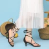 Perphy Women' Sandal Strappy Kitten Heel Lace Up Outreet Prom Shoe -Noble Heels GUEST a394b6d0 413e 406b 9726 37b44e871475