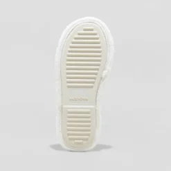 Women's Holiday Santa Happy Face Scuff Slippers - Wondershop™ Cream -Noble Heels GUEST a3b8cde8 b0c7 467c b366 30d3d2299aed