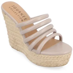Journee Collection Womens Cynthie Tru Comfort Foam Slip On Espadrille Wedge Sandals 26 Journee Collection Womens Cynthie Tru Comfort Foam Slip On Espadrille Wedge Sandals -Noble Heels GUEST a43997f1 2888 496f 8ffd e6e0329aba1e