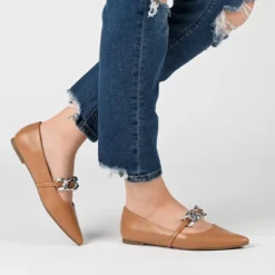 Journee Collection Womens Metinaa Ballet Pointed Toe Slip On Flats -Noble Heels GUEST a64a6032 f6e6 4405 bdc7 44d6bbf3d3ed