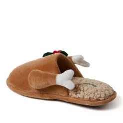 Dearfoams Women's Holiday Novelty Turkey Scuff Slipper