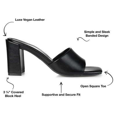 Journee Collection Womens Alisia Open Toe High Block Heel Pumps 9 Journee Collection Womens Alisia Open Toe High Block Heel Pumps - Image 7