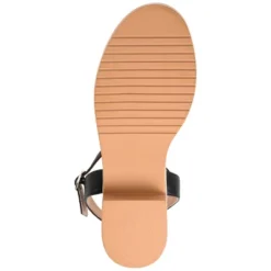 Journee Collection Womens Hilaree Ankle Strap Low Block Heel Sandals -Noble Heels GUEST aa26c921 d935 439d 92c7 20611534e316