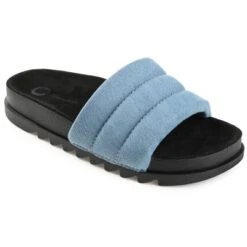 Journee Collection Womens Lazro Tru Comfort Foam Slide Flat Sandals -Noble Heels GUEST aabdca73 2a8c 49ae a8d6 bb844c1e535f
