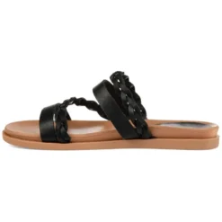 Journee Collection Womens Colette Slide Flat Sandals